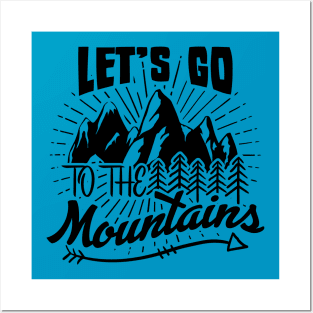 Motivational Mountains Posters and Art